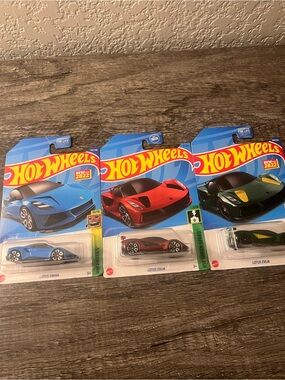Wheels Lotus Bundle Lot of 3 Emira & Evija Variations New Sealed